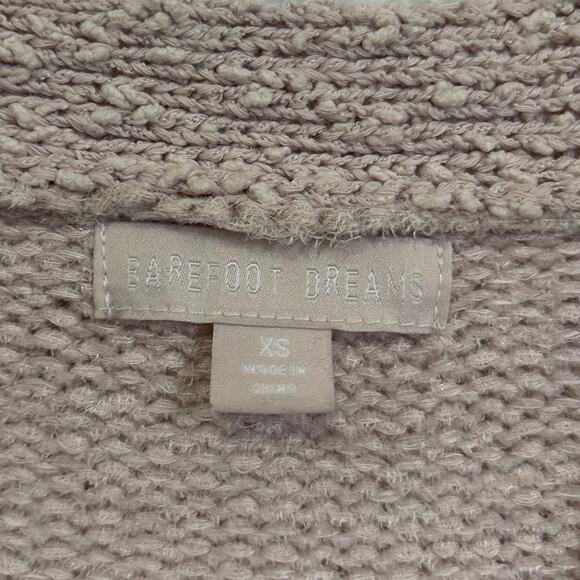 Barefoot Dreams Pink Cozy Button Front Cardigan XS - Picture 4 of 6